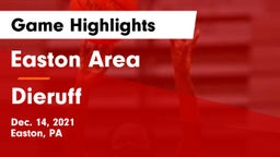 Easton Area  vs Dieruff  Game Highlights - Dec. 14, 2021