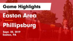 Easton Area  vs Phillipsburg  Game Highlights - Sept. 30, 2019