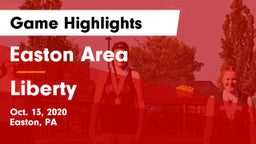 Easton Area  vs Liberty  Game Highlights - Oct. 13, 2020