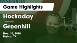 Hockaday  vs Greenhill  Game Highlights - Nov. 10, 2020