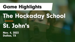 The Hockaday School vs St. John's  Game Highlights - Nov. 4, 2022