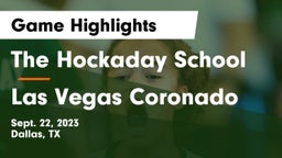 The Hockaday School vs Las Vegas Coronado Game Highlights - Sept. 22, 2023