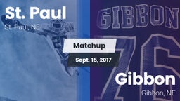 Matchup: St. Paul  vs. Gibbon  2017