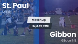 Matchup: St. Paul  vs. Gibbon  2018