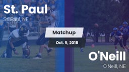 Matchup: St. Paul  vs. O'Neill  2018