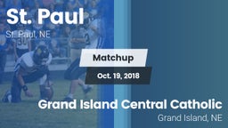 Matchup: St. Paul  vs. Grand Island Central Catholic 2018