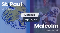 Matchup: St. Paul  vs. Malcolm  2019