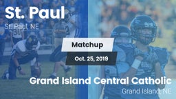 Matchup: St. Paul  vs. Grand Island Central Catholic 2019