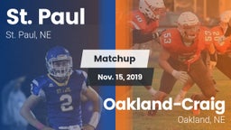 Matchup: St. Paul  vs. Oakland-Craig  2019