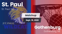 Matchup: St. Paul  vs. Gothenburg  2020