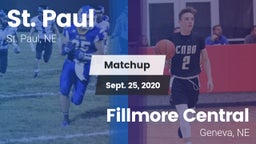 Matchup: St. Paul  vs. Fillmore Central  2020