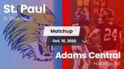 Matchup: St. Paul  vs. Adams Central  2020