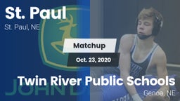 Matchup: St. Paul  vs. Twin River Public Schools 2020