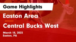 Easton Area  vs Central Bucks West  Game Highlights - March 18, 2023