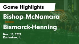 Bishop McNamara  vs Bismarck-Henning  Game Highlights - Nov. 18, 2021