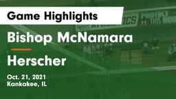 Bishop McNamara  vs Herscher Game Highlights - Oct. 21, 2021