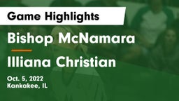 Bishop McNamara  vs Illiana Christian Game Highlights - Oct. 5, 2022