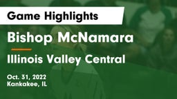 Bishop McNamara  vs Illinois Valley Central Game Highlights - Oct. 31, 2022