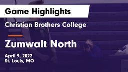 Christian Brothers College  vs Zumwalt North Game Highlights - April 9, 2022