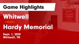 Whitwell  vs Hardy Memorial Game Highlights - Sept. 1, 2020
