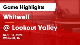 Whitwell  vs @ Lookout Valley Game Highlights - Sept. 17, 2020