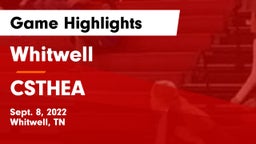 Whitwell  vs CSTHEA Game Highlights - Sept. 8, 2022