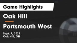 Oak Hill  vs Portsmouth West  Game Highlights - Sept. 7, 2023