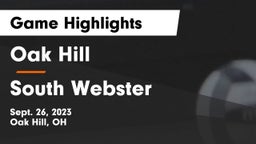 Oak Hill  vs South Webster  Game Highlights - Sept. 26, 2023