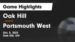 Oak Hill  vs Portsmouth West  Game Highlights - Oct. 5, 2023