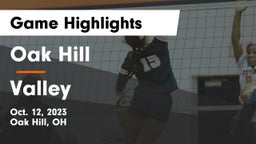 Oak Hill  vs Valley  Game Highlights - Oct. 12, 2023