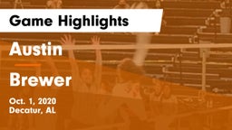 Austin  vs Brewer  Game Highlights - Oct. 1, 2020