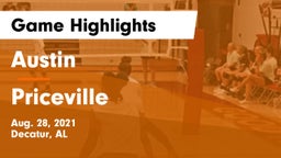 Austin  vs Priceville Game Highlights - Aug. 28, 2021