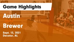 Austin  vs Brewer  Game Highlights - Sept. 13, 2021