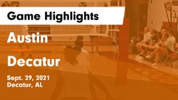 Austin  vs Decatur  Game Highlights - Sept. 29, 2021