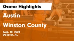 Austin  vs Winston County Game Highlights - Aug. 18, 2022