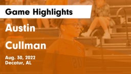 Austin  vs Cullman  Game Highlights - Aug. 30, 2022
