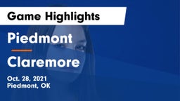 Piedmont  vs Claremore  Game Highlights - Oct. 28, 2021