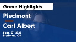 Piedmont  vs Carl Albert   Game Highlights - Sept. 27, 2022