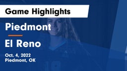 Piedmont  vs El Reno  Game Highlights - Oct. 4, 2022