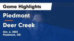 Piedmont  vs Deer Creek  Game Highlights - Oct. 6, 2022