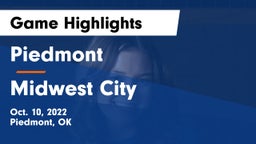 Piedmont  vs Midwest City  Game Highlights - Oct. 10, 2022