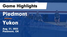 Piedmont  vs Yukon  Game Highlights - Aug. 31, 2023