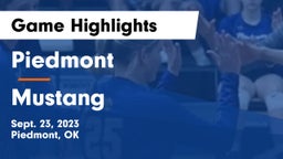 Piedmont  vs Mustang  Game Highlights - Sept. 23, 2023