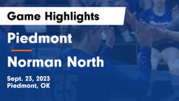 Piedmont  vs Norman North  Game Highlights - Sept. 23, 2023