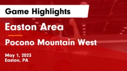 Easton Area  vs Pocono Mountain West  Game Highlights - May 1, 2023