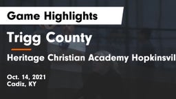 Trigg County  vs Heritage Christian Academy Hopkinsville Game Highlights - Oct. 14, 2021
