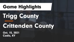Trigg County  vs Crittenden County  Game Highlights - Oct. 15, 2021