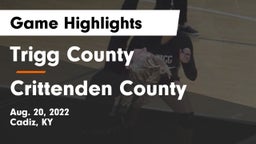 Trigg County  vs Crittenden County Game Highlights - Aug. 20, 2022