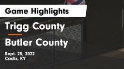 Trigg County  vs Butler County  Game Highlights - Sept. 25, 2022