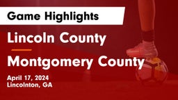 Lincoln County  vs Montgomery County  Game Highlights - April 17, 2024
